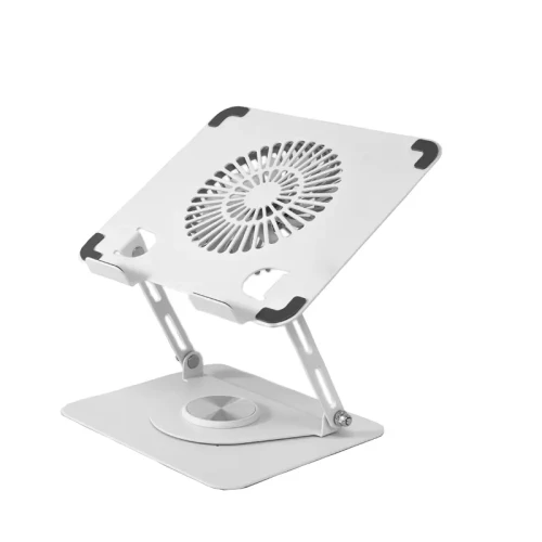 Laptop Stand Aluminium Flexible 360° with Cooling Fan